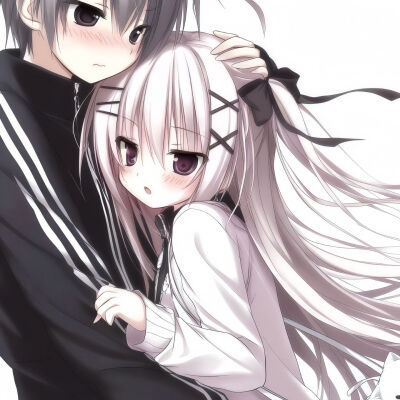 动漫情侣头像ai