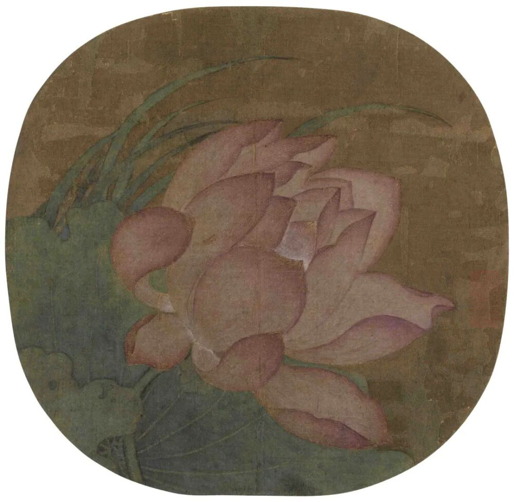 ▲南宋  佚名 《荷花图》 上海博物馆藏