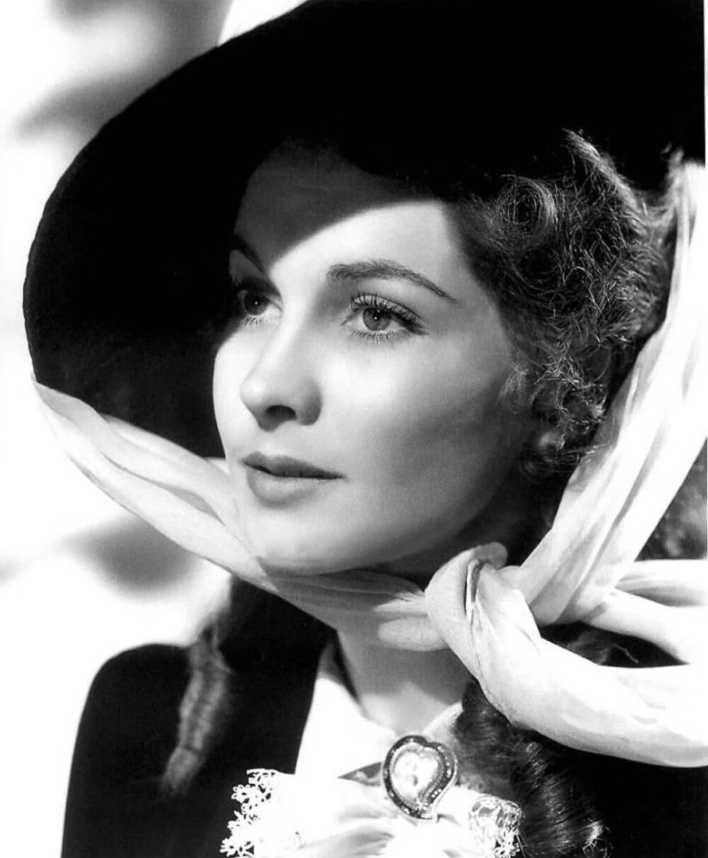 1941年，费雯丽在电影《汉密尔顿夫人》幕后照
