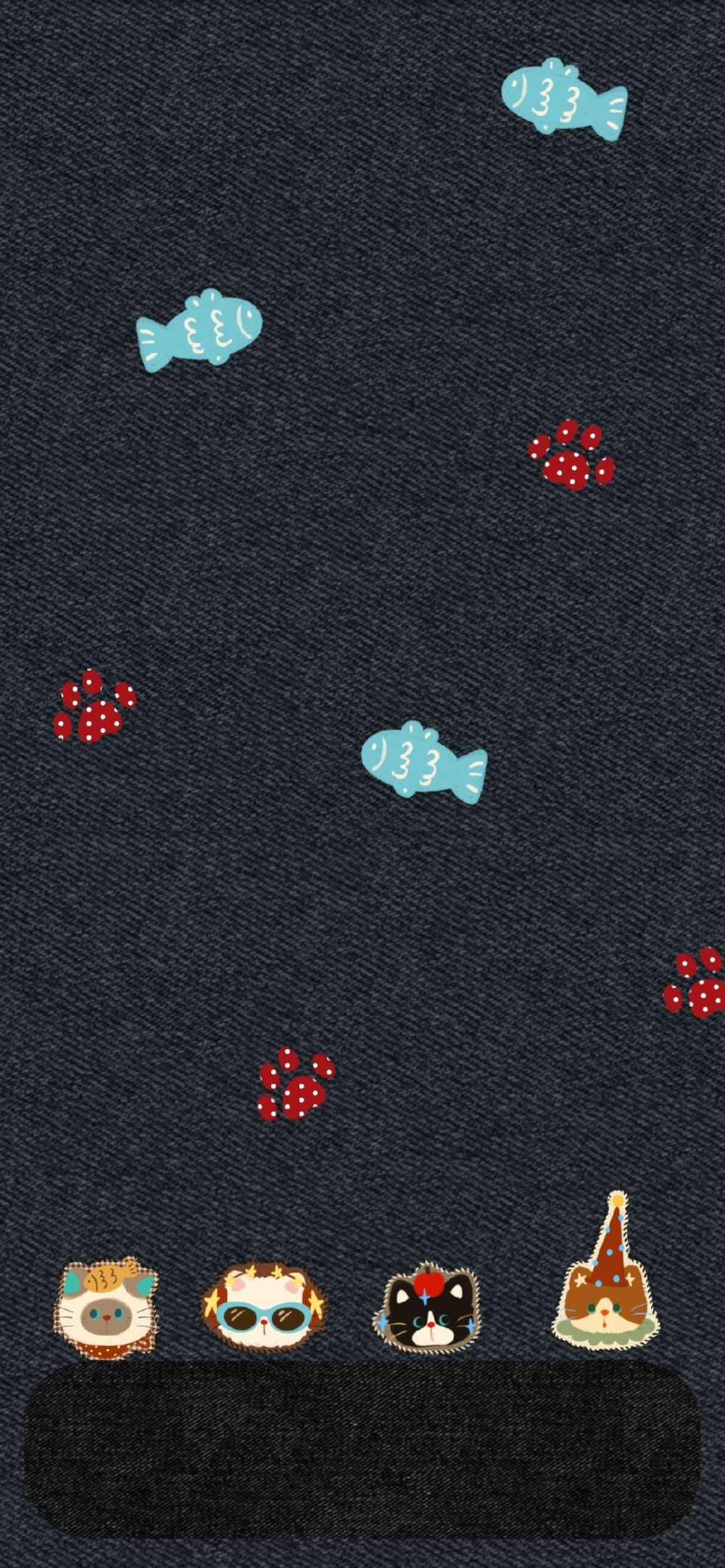 复古牛仔系列配套壁纸