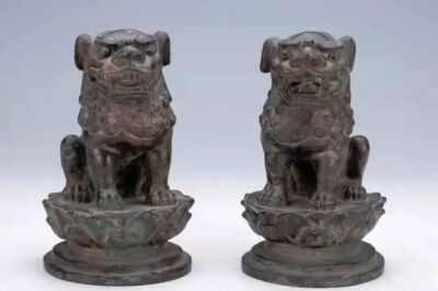 ▲元  铜狮子镇 观复博物馆藏