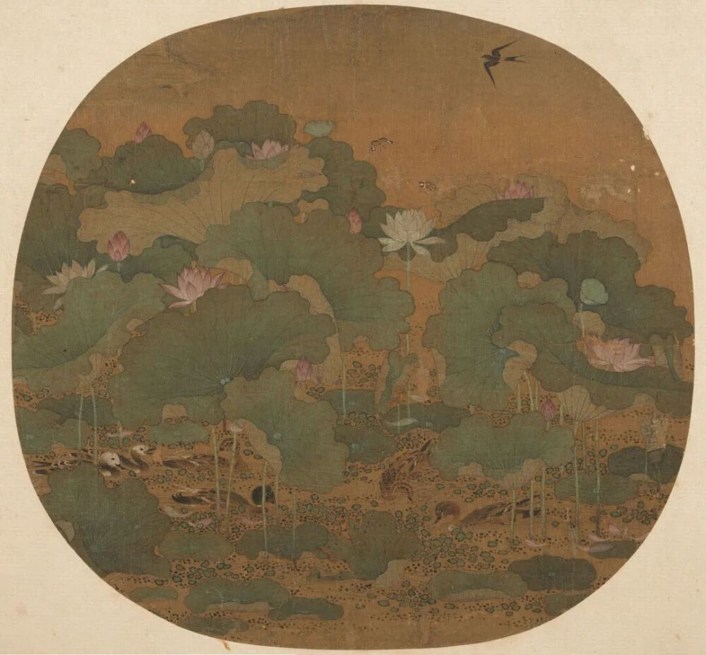 ▲南宋 冯大有《太液荷风图》台北故宫博物院