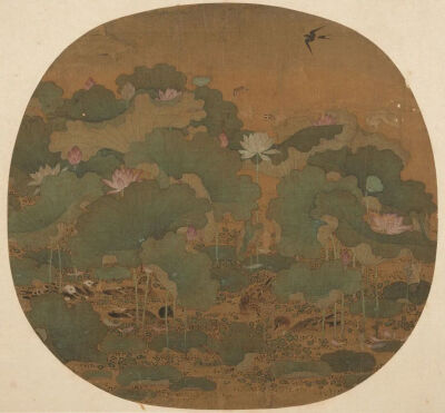 ▲南宋 冯大有《太液荷风图》台北故宫博物院