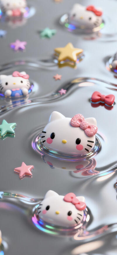 HelloKitty 3d锁屏壁纸