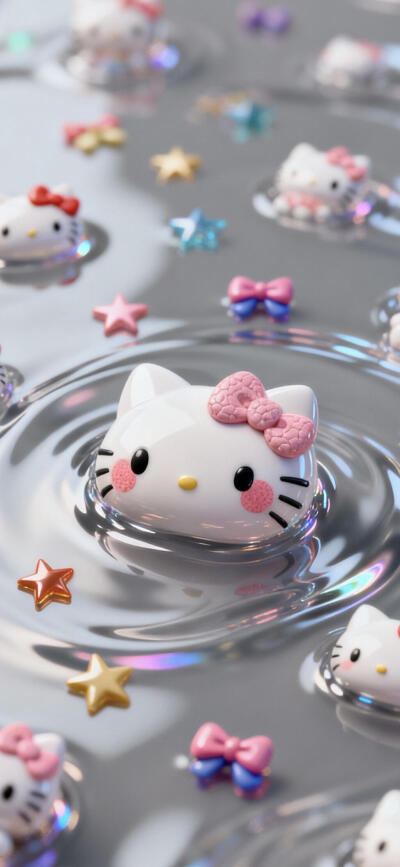 HelloKitty 3d锁屏壁纸