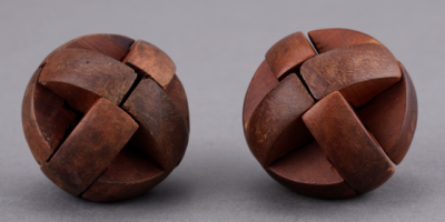 清代 黄花梨球形鲁班锁观复博物馆 藏