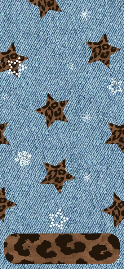 复古牛仔系列配套壁纸