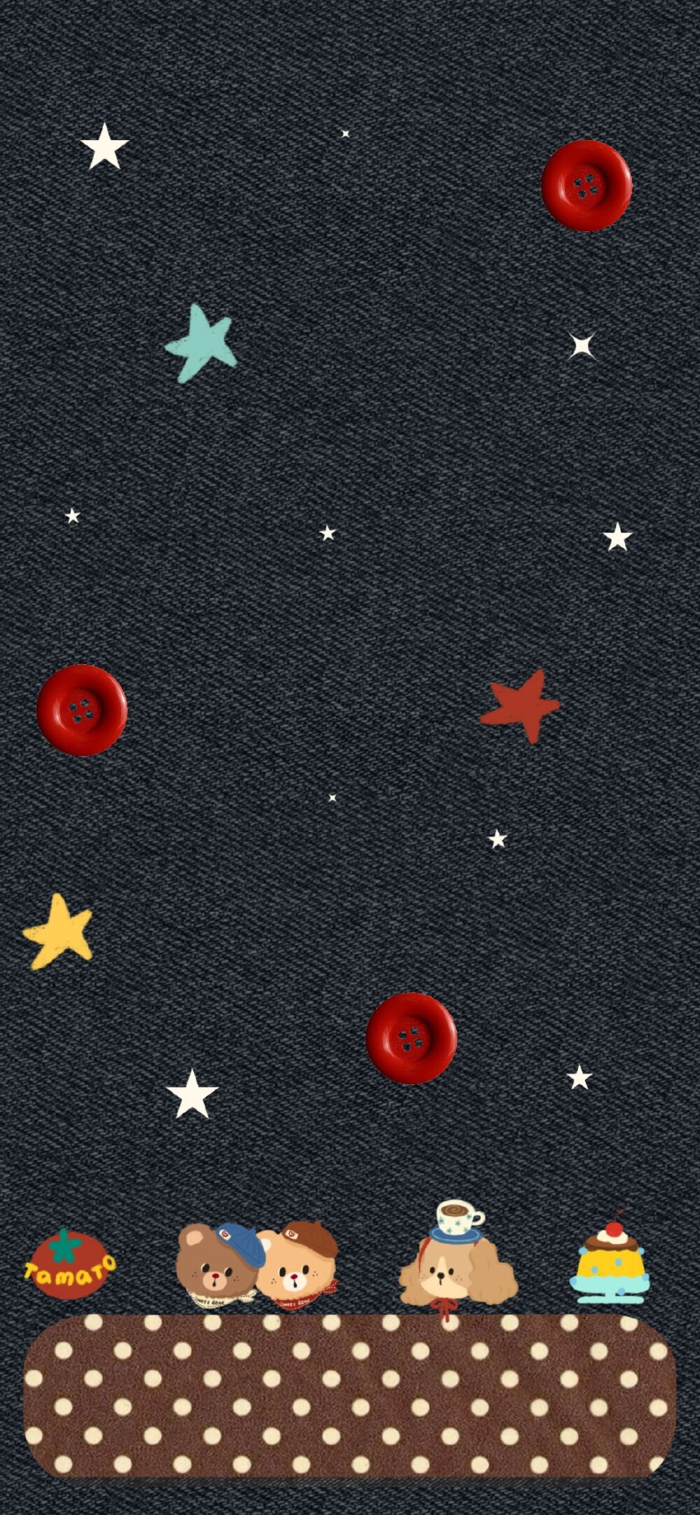 复古牛仔系列配套壁纸