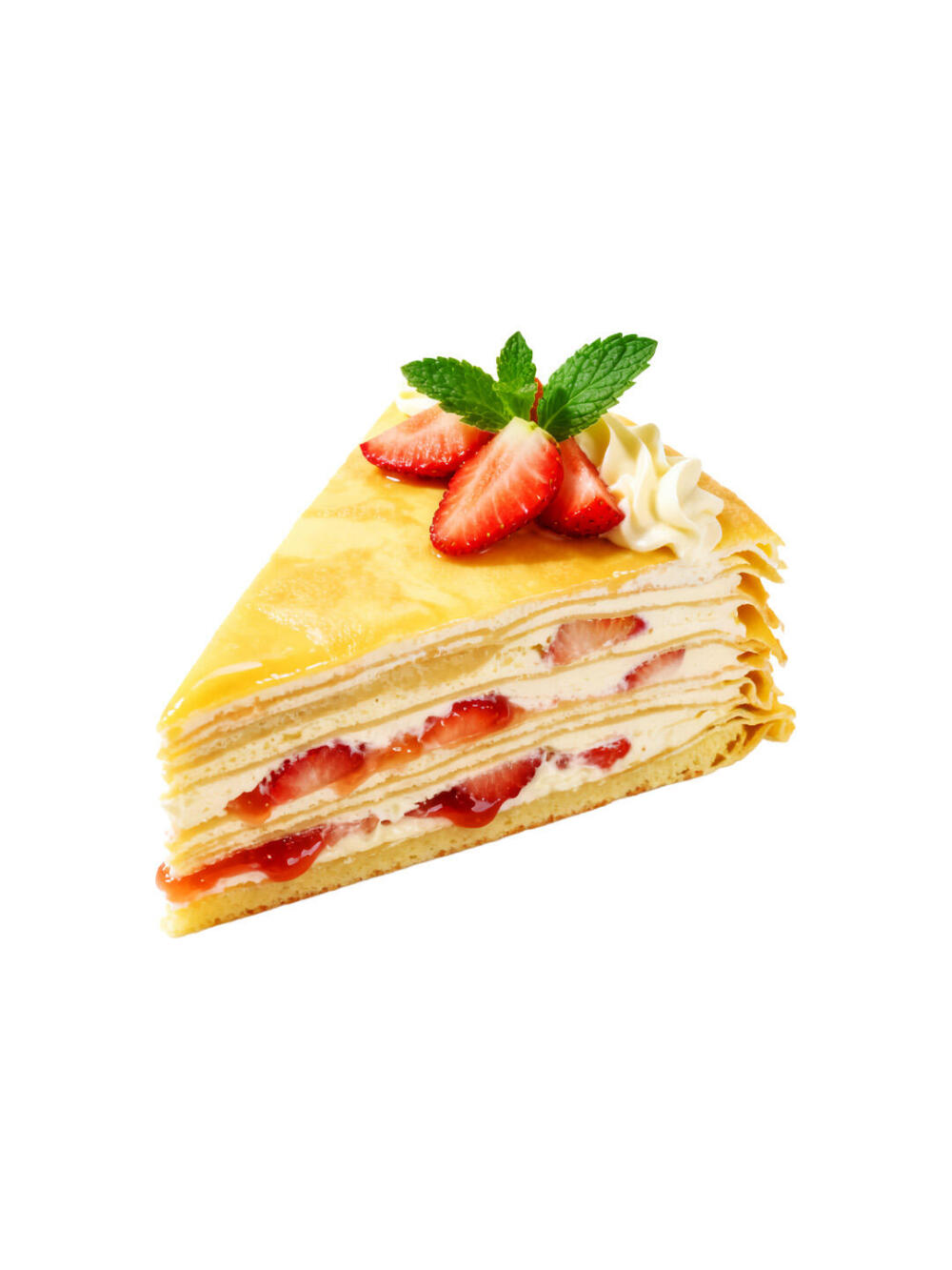 千层蛋糕白底头像