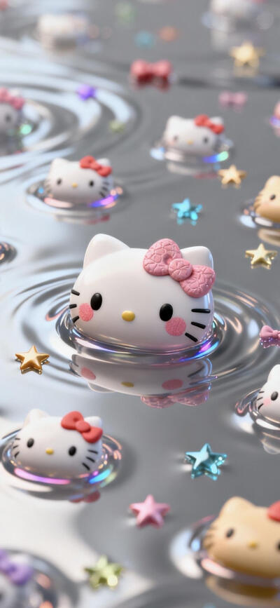 HelloKitty 3d锁屏壁纸
