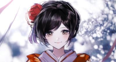 动漫情头 元气少女结缘神