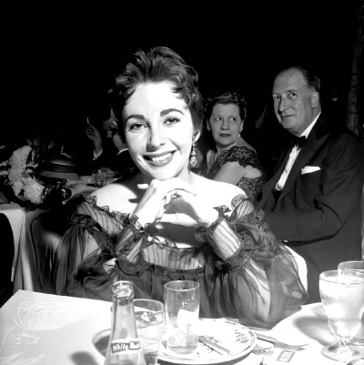 Elizabeth Taylor attending the premiere of “Hit the Deck” at the Cocoanut Grove, c. 1955 ​​​