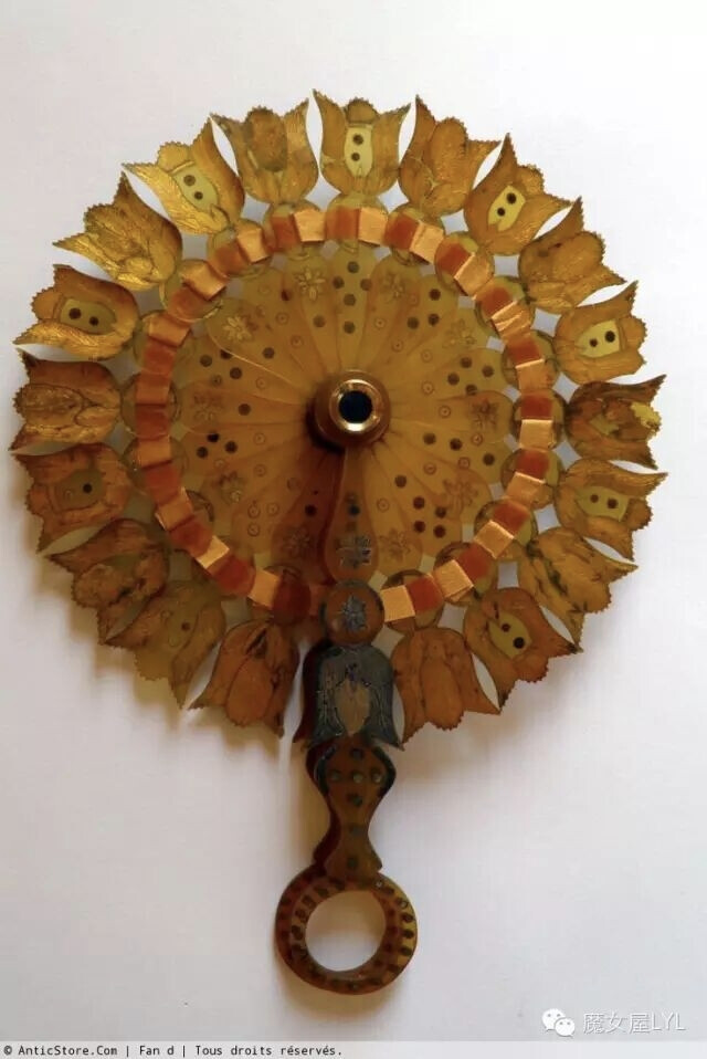 Cockade monocular fan, circa 1815