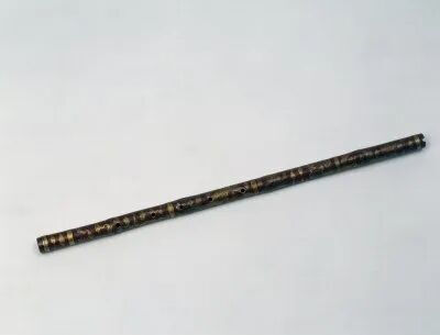 竹红漆描金云龙纹箫故宫博物院 藏