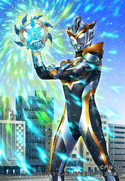 罗布奥特曼，罗布光轮，罗布旋涡爆裂。《奥特融合格斗》原画。(侵权删)