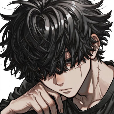 来源：pin
编辑：ai
动漫男头Δ