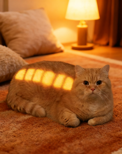 咪：嗨喽 人 我的电量已充满 ​