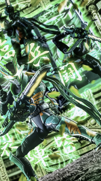 假面骑士剑斩，猿飞忍者传。《假面骑士圣刃》系列。(侵权删)