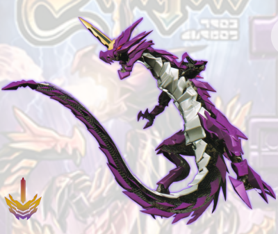 寄宿在书中的精灵，邪王之龙。假面骑士王剑。《假面骑士圣刃》。(侵权删)