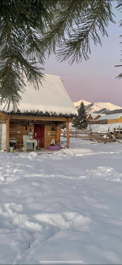 粉嫩的冬日壁纸