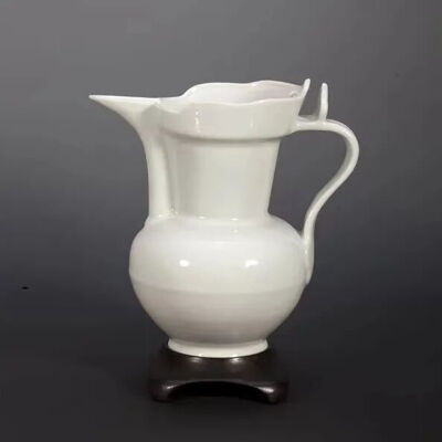 明永乐 白釉僧帽壶观复博物馆藏