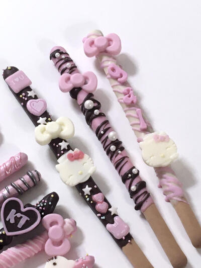 可爱萌萌的巧克力棒饼干（？