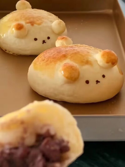 可爱的面包 汉堡包