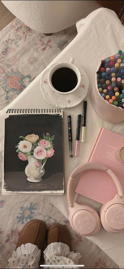 粉嫩的冬日壁纸