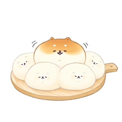 面包小狗可爱头像
