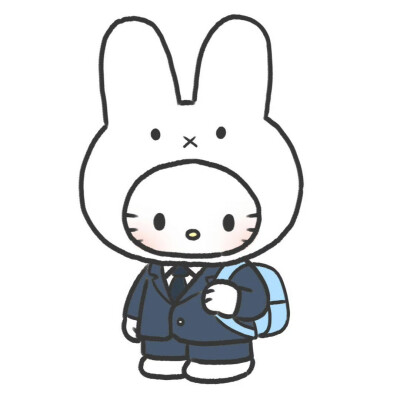Miffy×Kitty可爱头像
图源：Kitty小宇宙
#闺蜜头像#