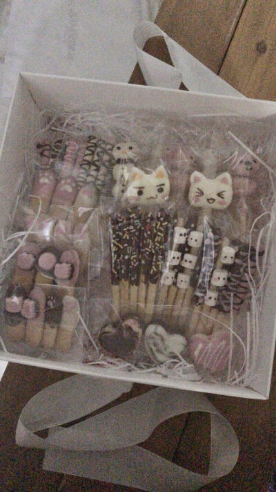 可爱萌萌的巧克力棒饼干（？