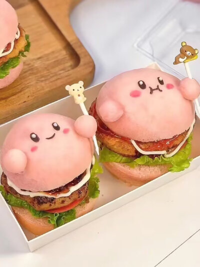 可爱的面包 汉堡包