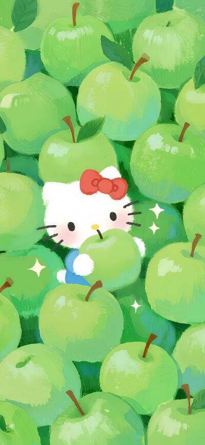 Kitty满屏水果可爱壁纸
图源：ss
#插画壁纸#
