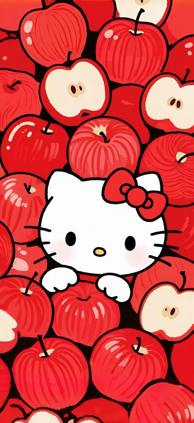 Kitty满屏水果可爱壁纸
图源：ss
#插画壁纸#