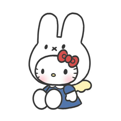 Miffy×Kitty可爱头像
图源：Kitty小宇宙
#闺蜜头像#