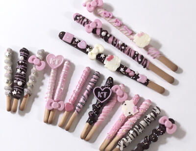 可爱萌萌的巧克力棒饼干（？