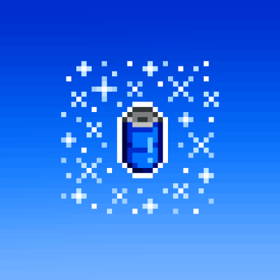 星露谷物语joja可乐临摹，纯手工临摹绘制