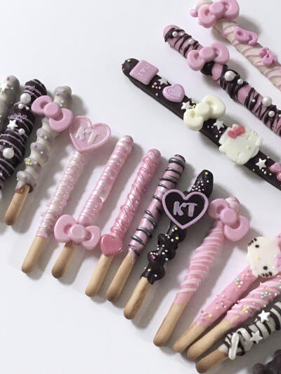 可爱萌萌的巧克力棒饼干（？