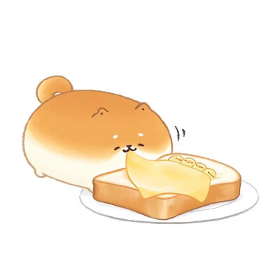 面包小狗可爱头像