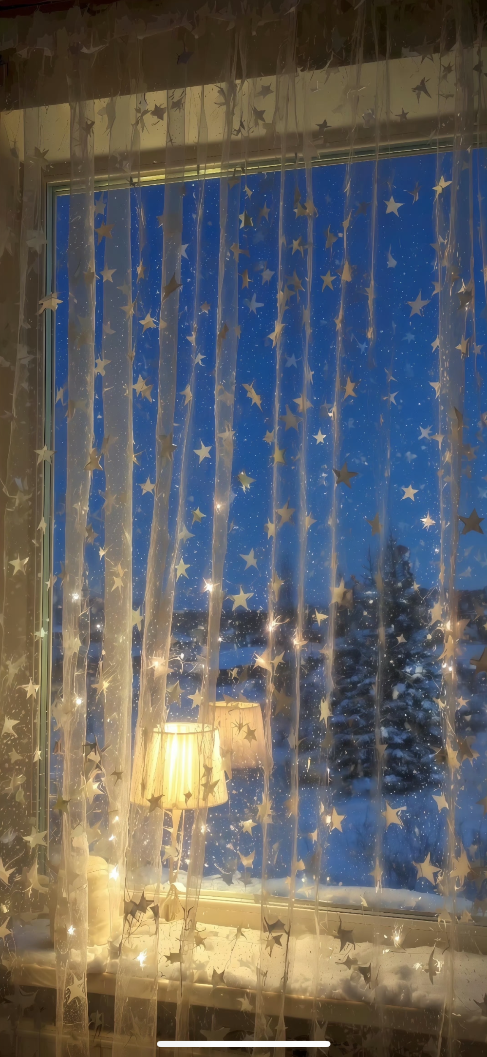 粉嫩的冬日壁纸