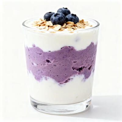 芋泥奶茶白底头像