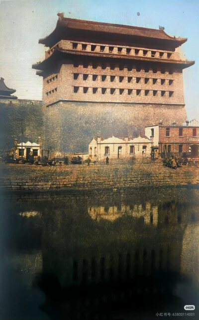 老北京城墙今昔对比