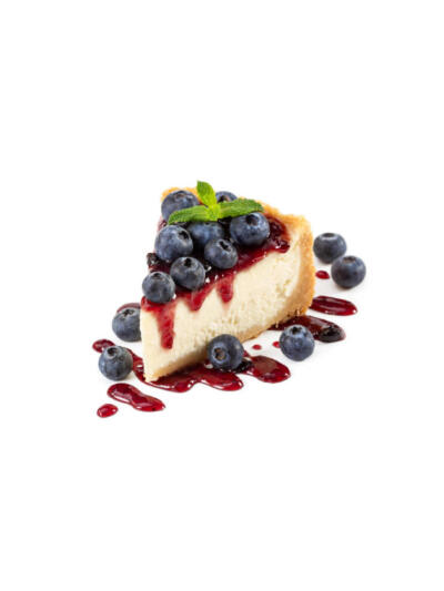蓝莓蛋糕白底头像