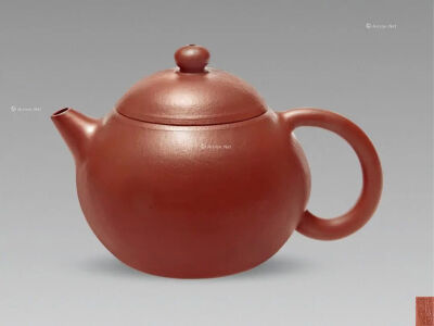 现代 顾景舟 朱泥西施壶上海敬华2015年春季拍卖会