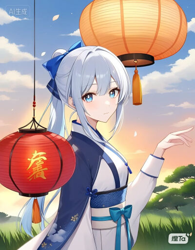 古风白毛雪茗羽