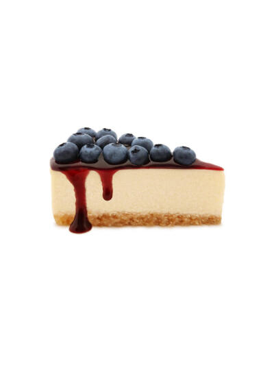 蓝莓蛋糕白底头像