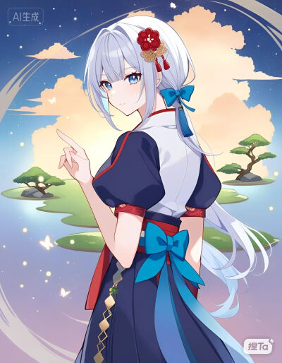 古风白毛雪茗羽