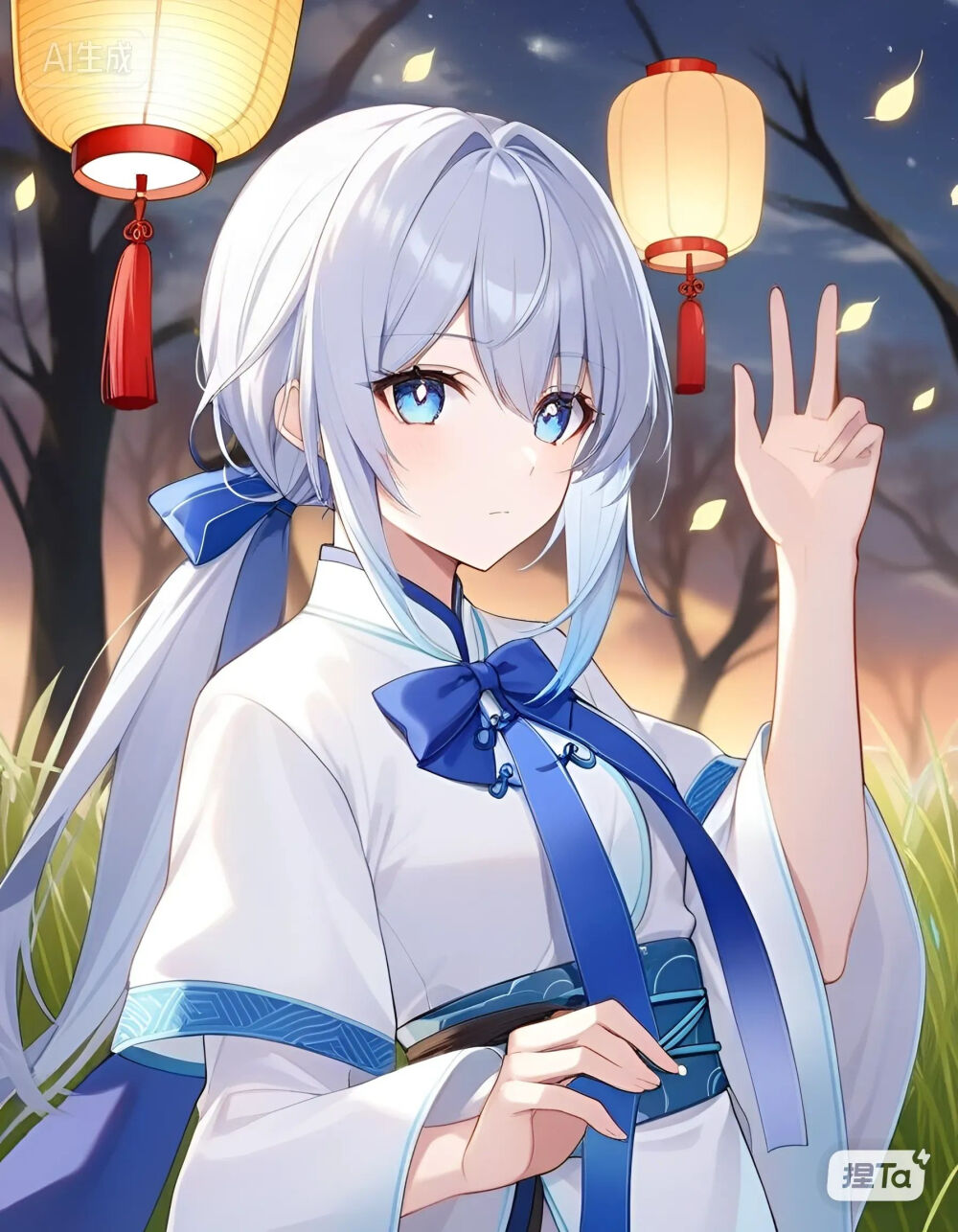 古风白毛雪茗羽