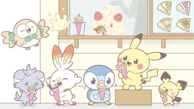宝可梦的可丽饼