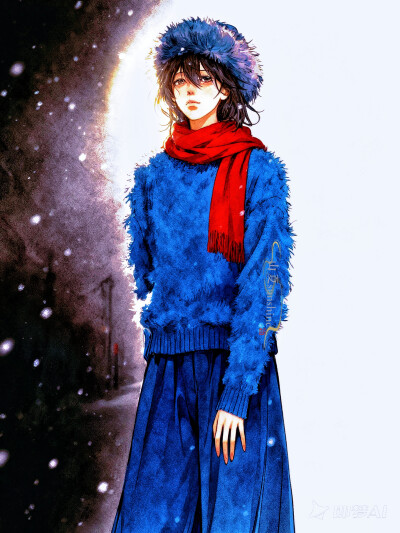 封面故事|你的神情忧郁得像宇宙#创作人计划# 充能计划画画#国漫国风#封面人物 #审美积累